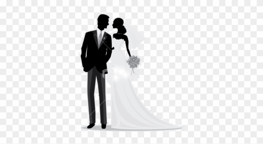 Bride And Groom Clipart - Bride & Groom Png #533046