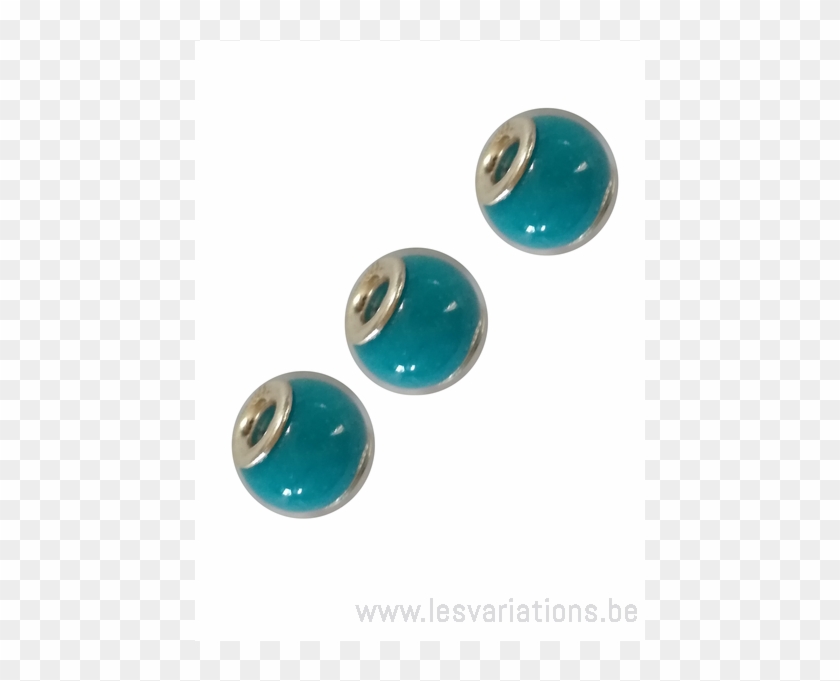 Perle En Verre Artisanale De Murano Roue - Jade #533256