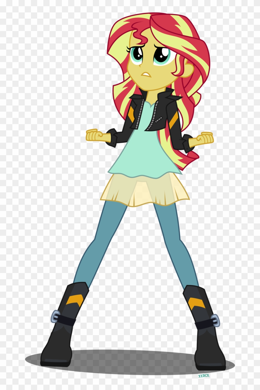 Sunset Shimmer By Xebck On Deviantart - Mlp Eg Sunset Shimmer #533384