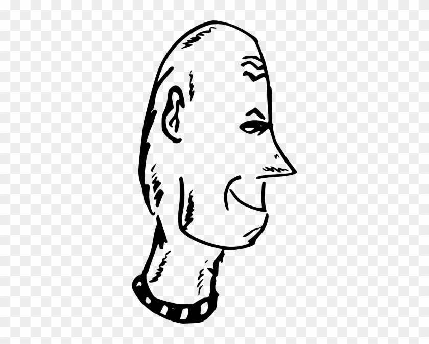 Free Vector Hairless Head Clip Art - Free Vector Hairless Head Clip Art #533538