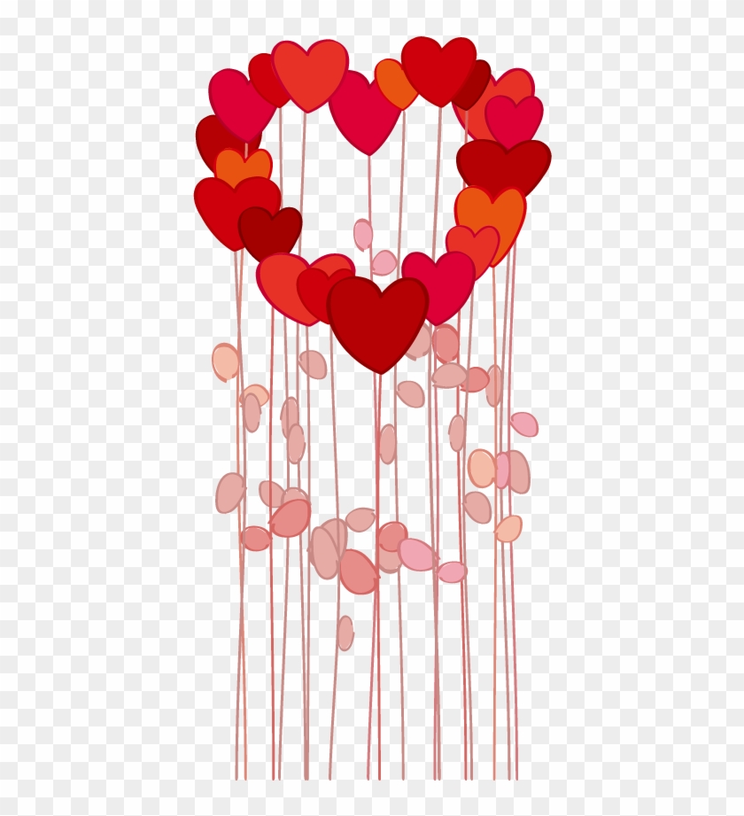Wedding Invitation Love Flower Heart - Hd Png Hearts #533579