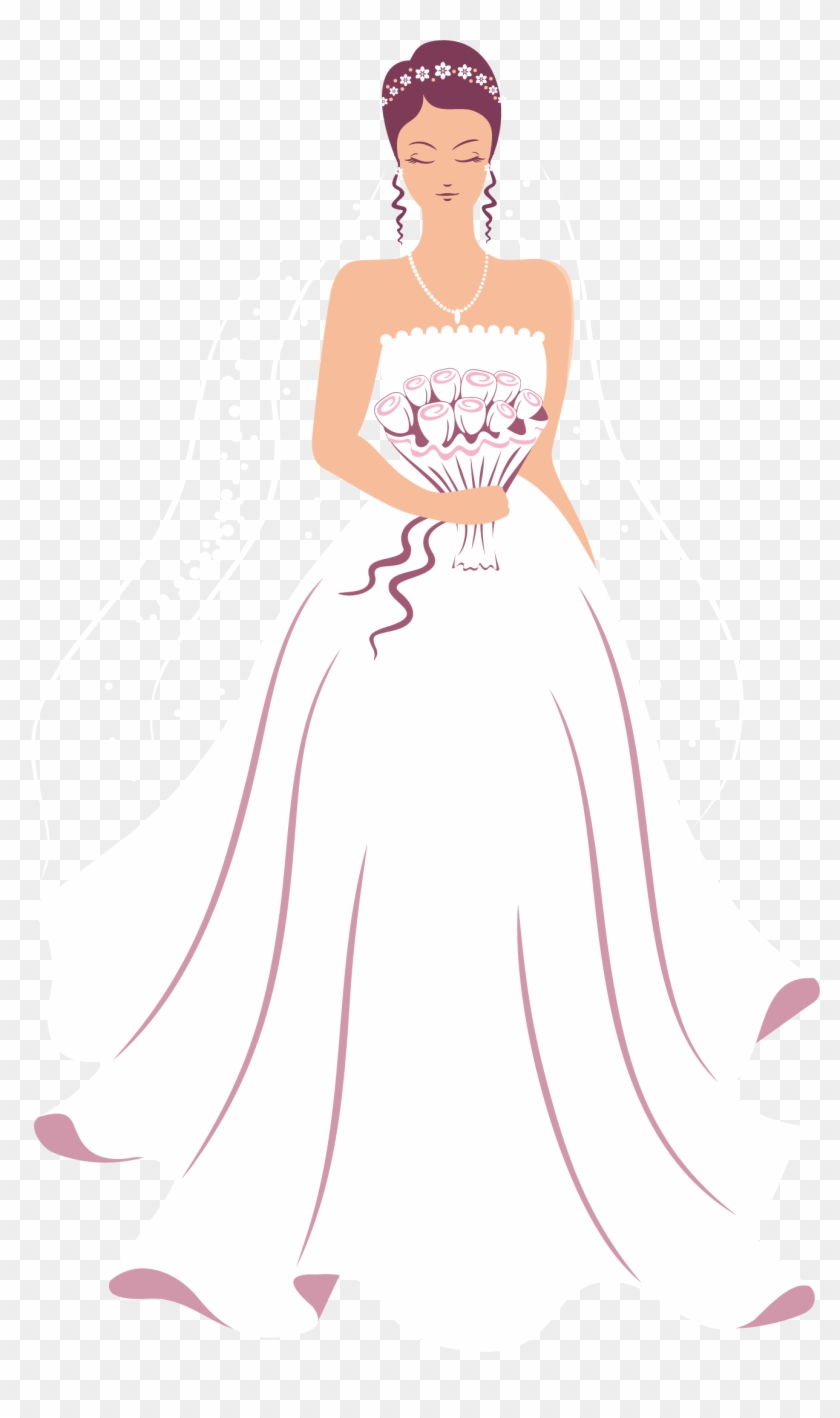 Wedding Dress Bridegroom Clip Art - Wedding Dress Bridegroom Clip Art #533688