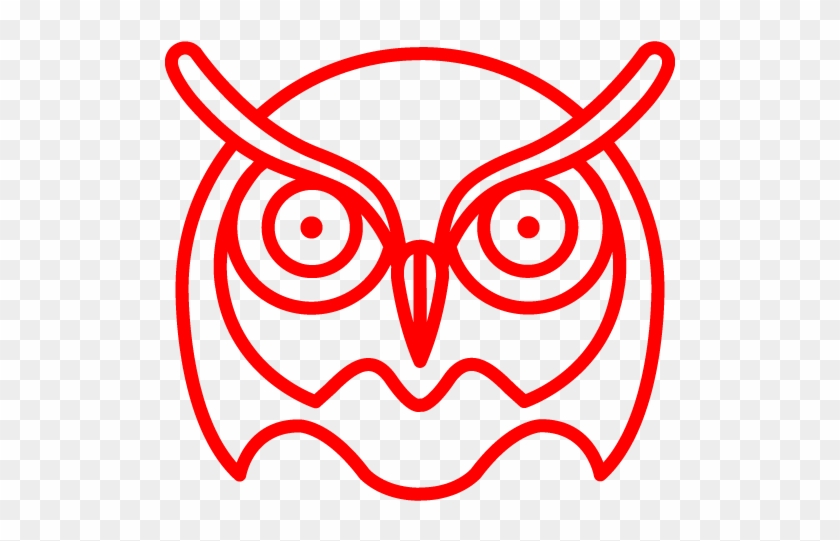 Sizes - Owl Line Icon Png #533678