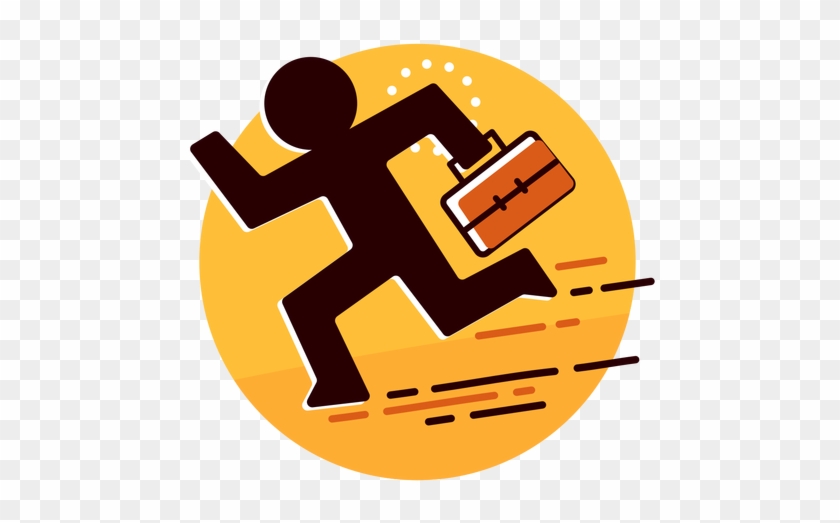 Businessman Runaway Icon Transparent Png - Businesman Presentation Icon Png #533847