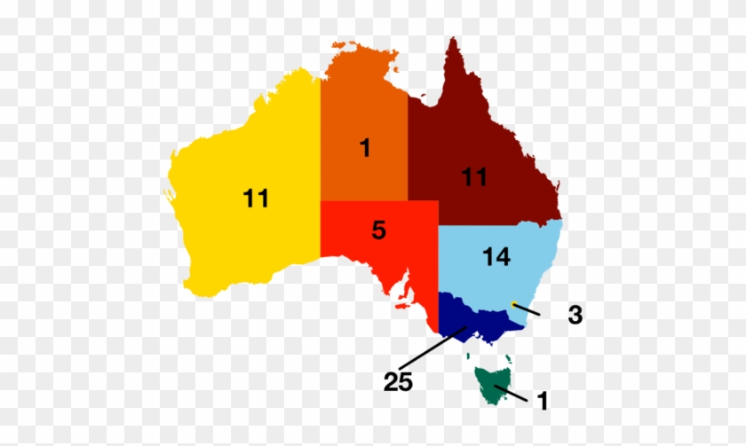 Australia Capital Cities Map #533941