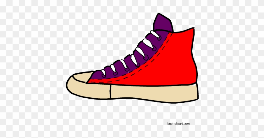 Converse Sports Shoes, Free Clip Art - Converse #533954