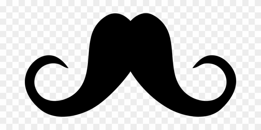 Mustache Facial Hair Stache Accessory Man - Mustache Silhouette #534156