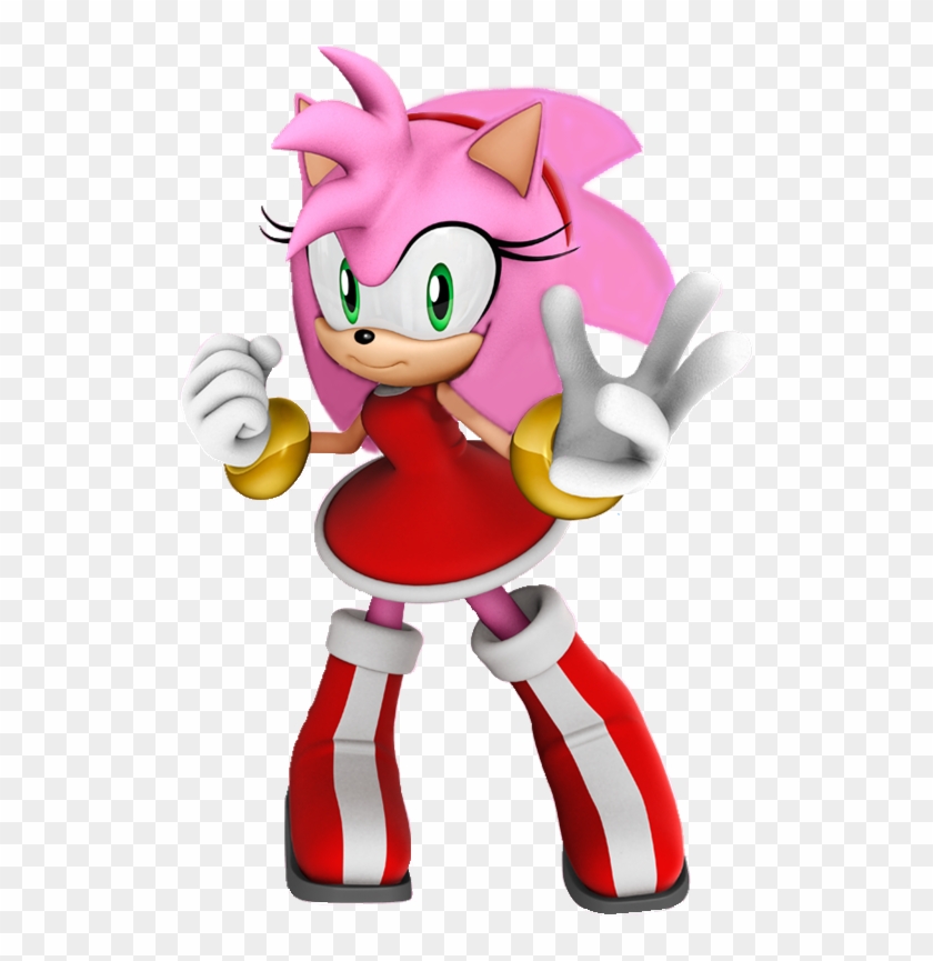 Modern Amy With Old Hair Style 3d Version By Silverdahedgehog06 - Amy Rose #534170