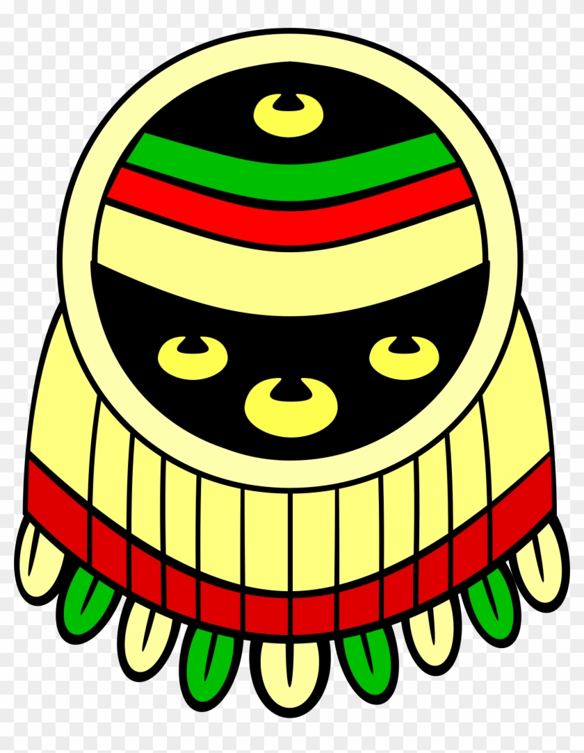 Aztec Clipart Transparent - Escudo Chimalli #534187