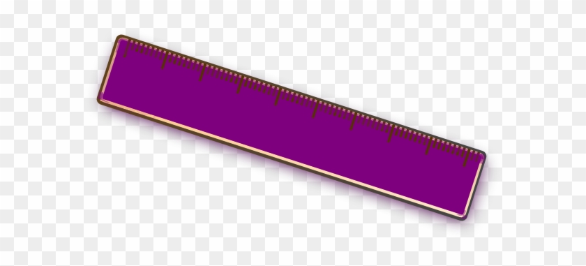 Purple Clipart Eraser - Ruler Clipart Hd #534206