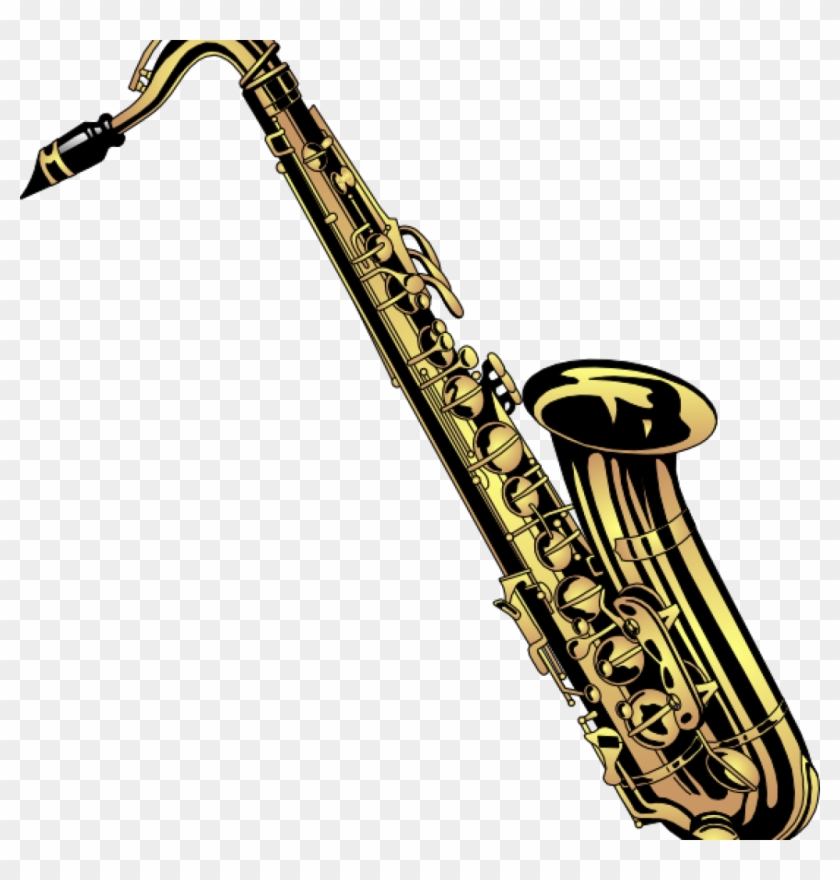 Saxophone Clipart Saxophone 6 Clip Art At Clker Vector - Tenor Saxophone Clip Art #534276