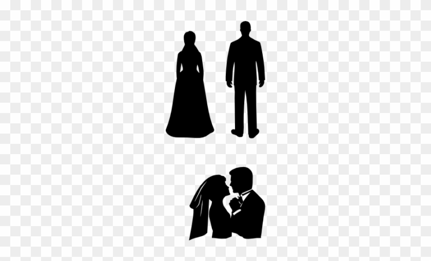 It - Bride And Groom Silhouette #534310