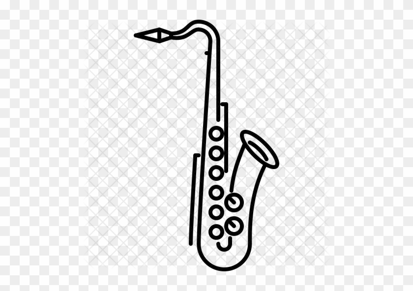 Saxophone Icon - Musical Instrument #534325
