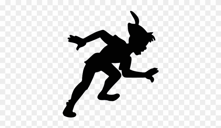 Here's A Transparent Peter Pan For Your Timeline - Peter Pan Wall Decal #534483