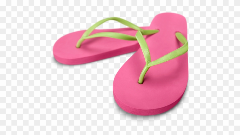 Pink Pair Of Flip-flops - Flip-flops #534564