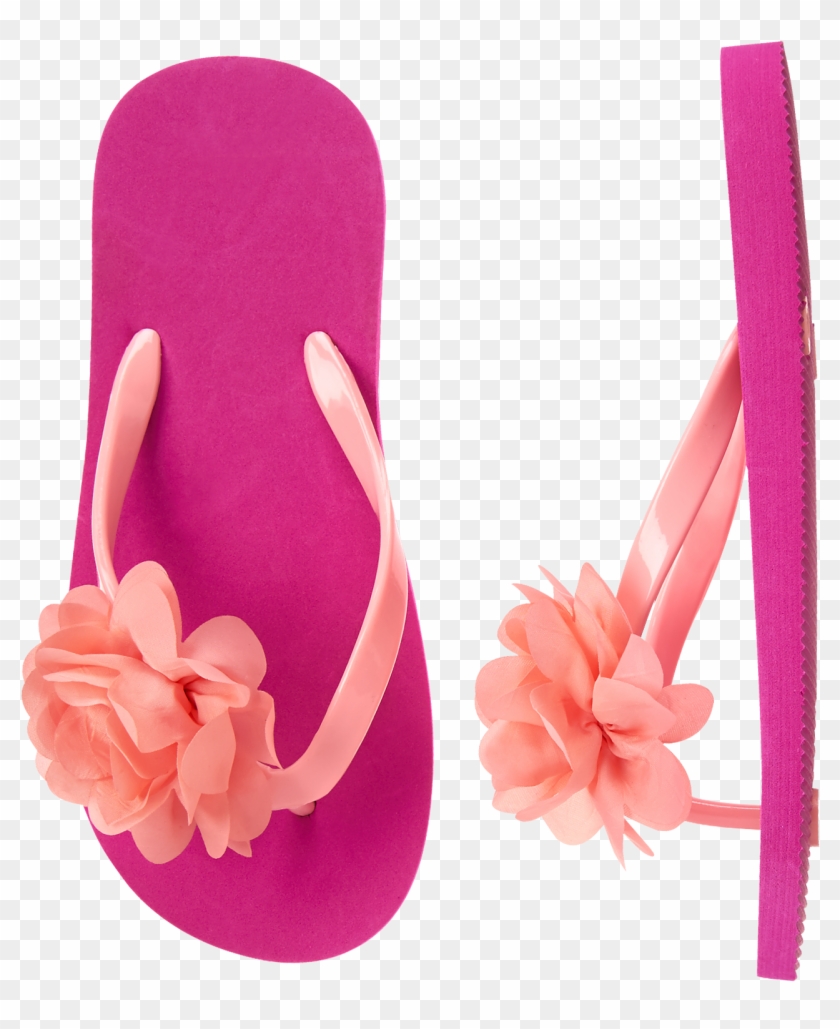 Flower Flip Flops $10 - Girl's Flower Flip Flops By Gymboree - Size 9-10 - #534570