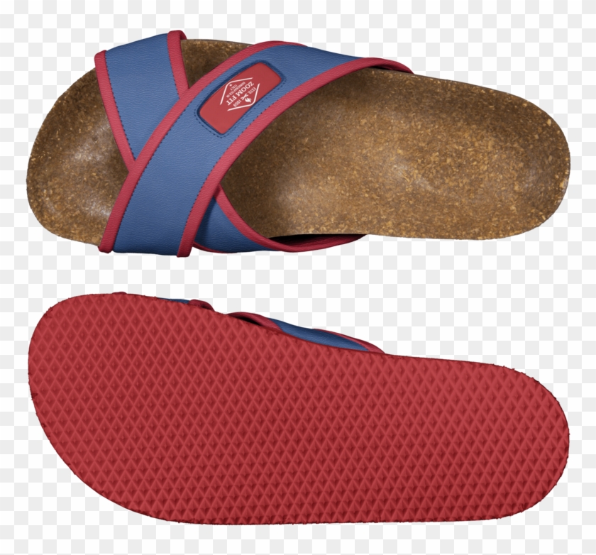 A Funny Sandal With Rubber Textured Insole Cork - Slipper #534592
