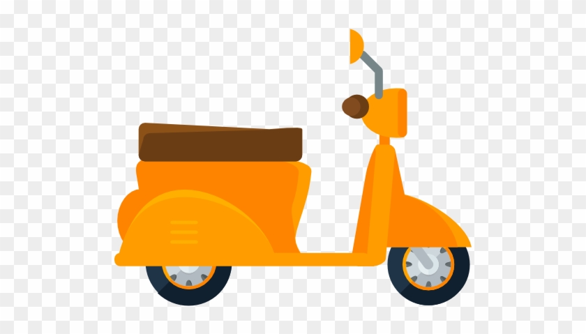 Scooter Clipart Motorcycle Delivery - Motorcycle Delivery Png #534824