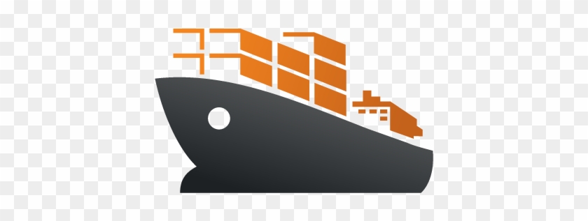 Shipping Agency - Container Ship Icon Png #534876