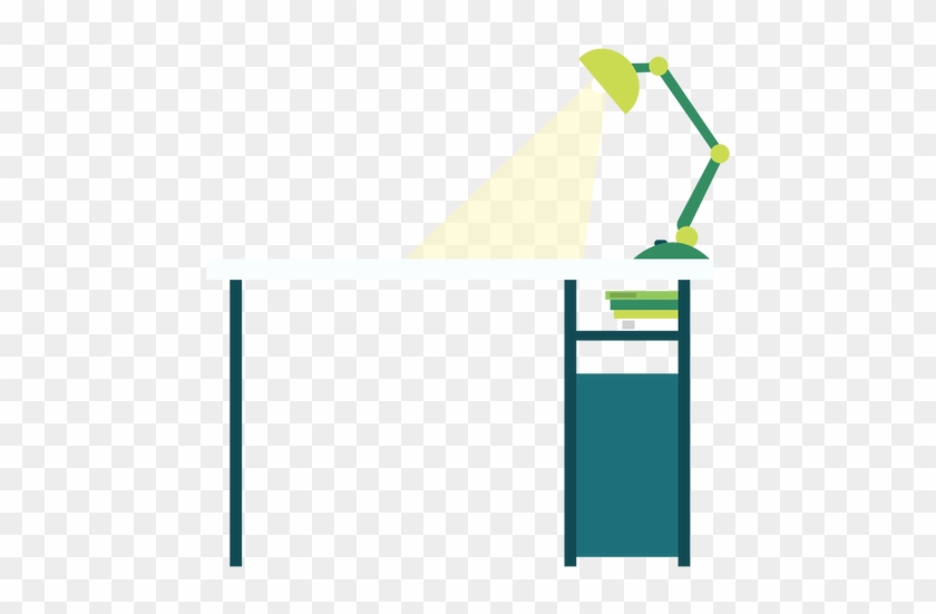 Office Desk Illustration Transparent Png - Desk #534930