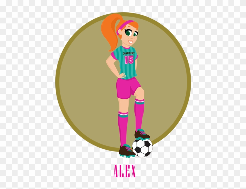 Hey, I'm Alex Soccer Is My Life And I'm One Tough Cookie - Illustration #534991