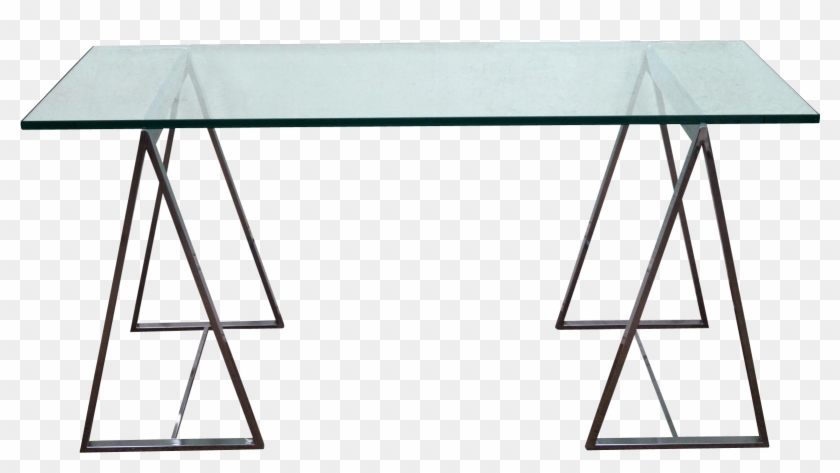 Glass Writing Desk - Glass Writing Desk #535052
