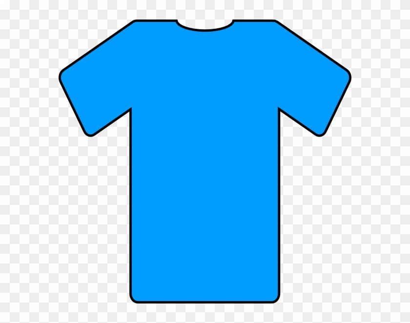 Blue T Shirt Clip Art - Blue #535114