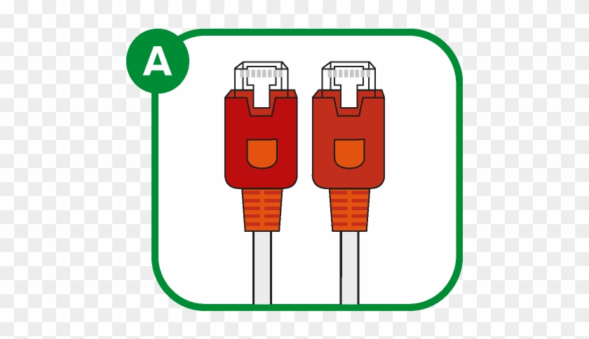 Red Tipped Ethernet Cable - Networking Cables #535120