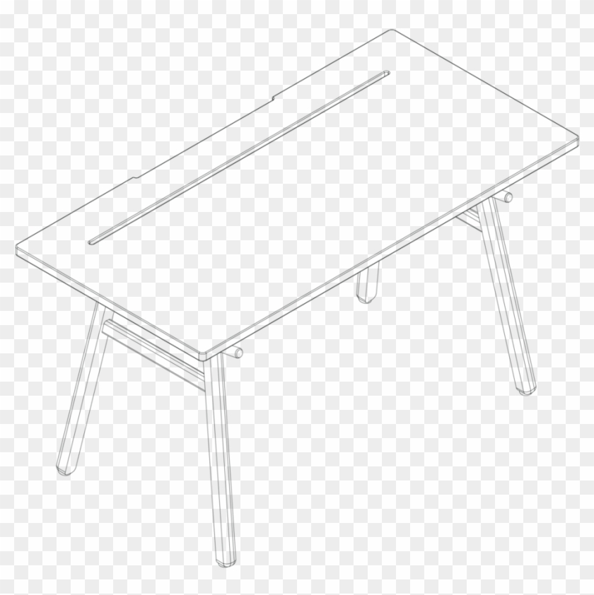 Desk 02 Illustration - Coffee Table #535161
