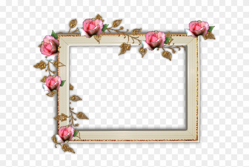Rose Frame Png Rose Frame - Frame With Roses Png #535212