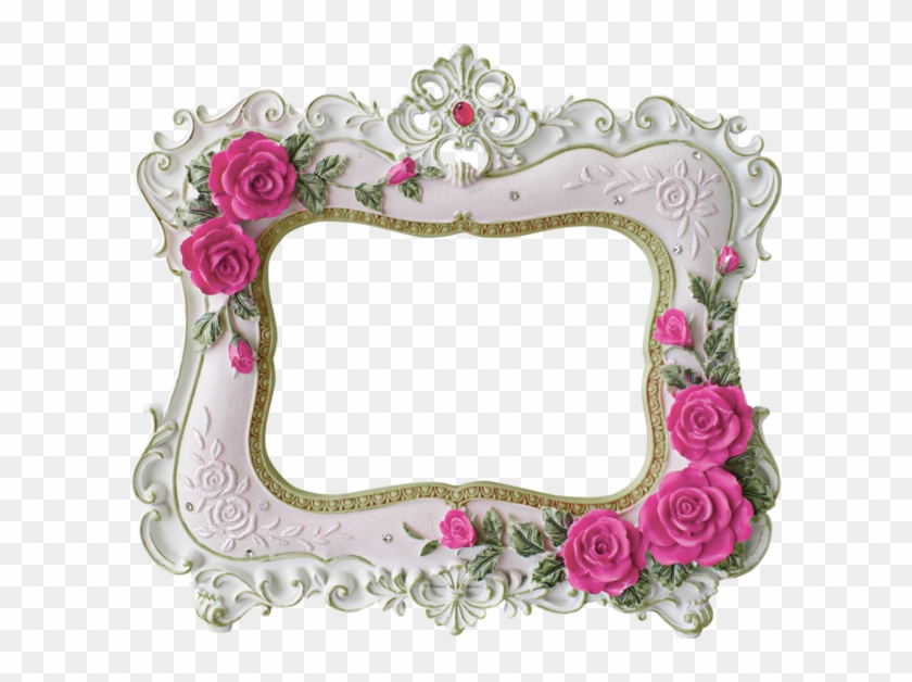 Paper Picture Frame Rose Flower - Red Cute Png Frame #535235