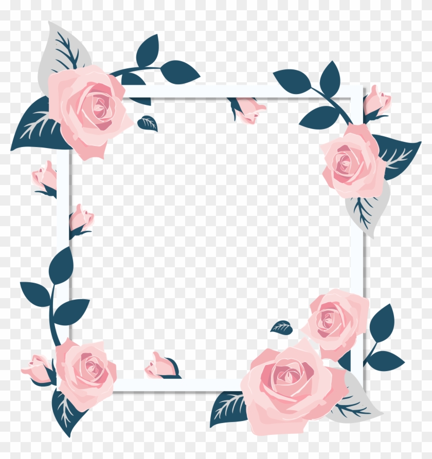 Rose Frame Png - Dot Grid Bullet Journal, Daily Dated Notebook Diary, #535263