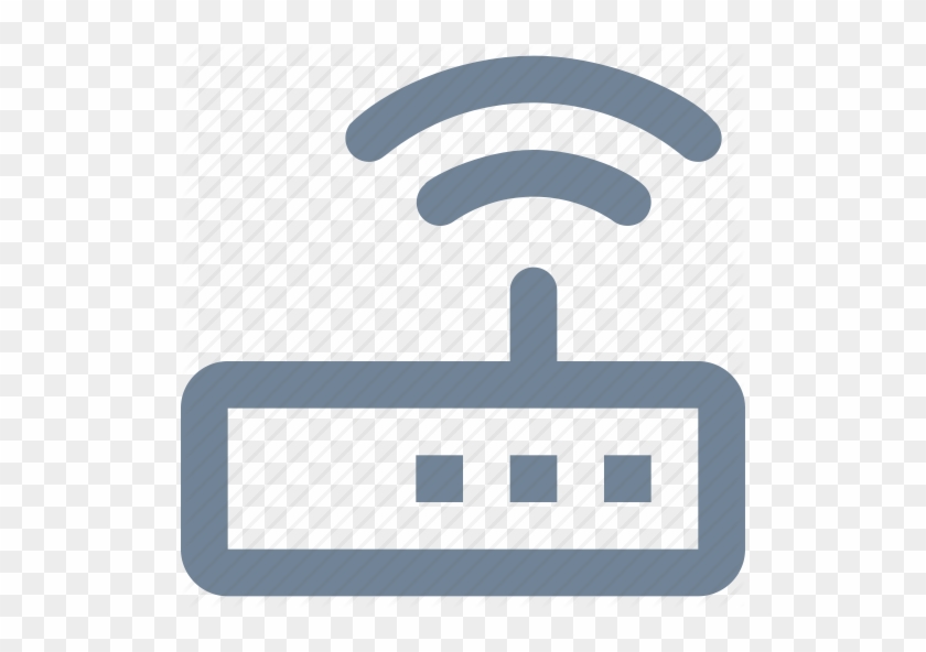 Network Router Symbol Clip Art Icon - Wireless Network Icon Png #535267