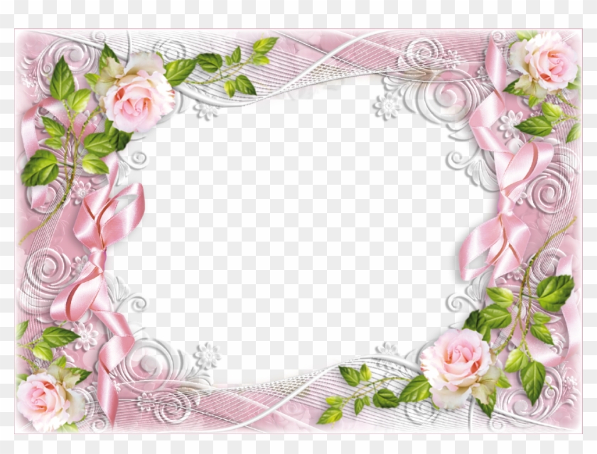 Floral Photo Frame With Delicate Roses - Рамки Нежные #535288