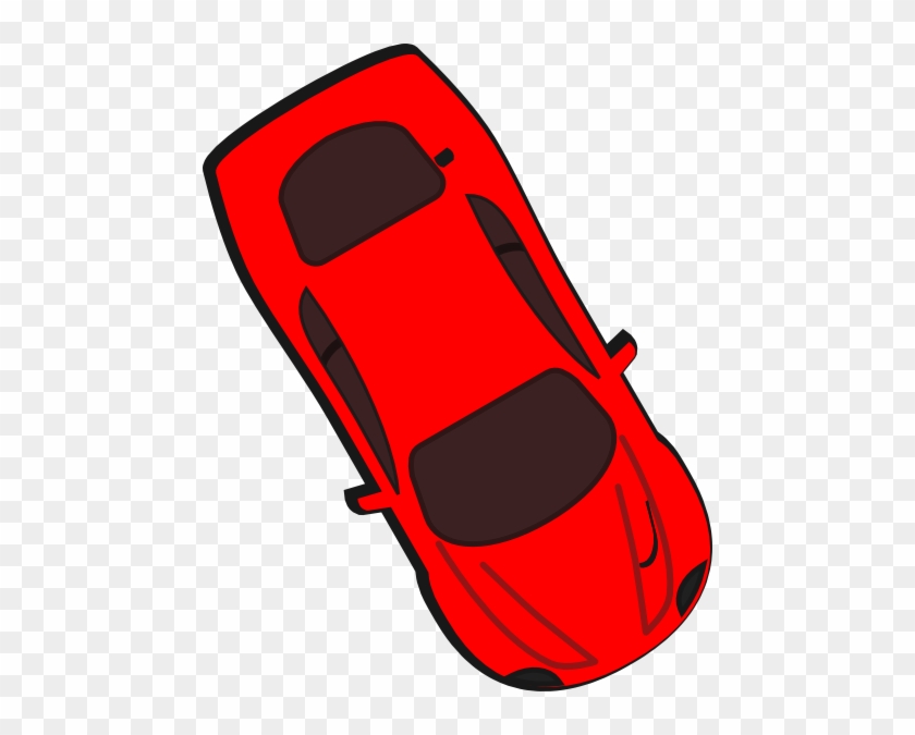 Top View Of A Cartoon Car #535299