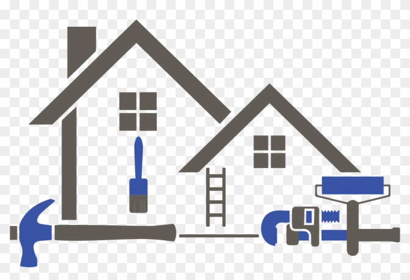Best Idea And Modern House - Home Improvement Logo Design #535385