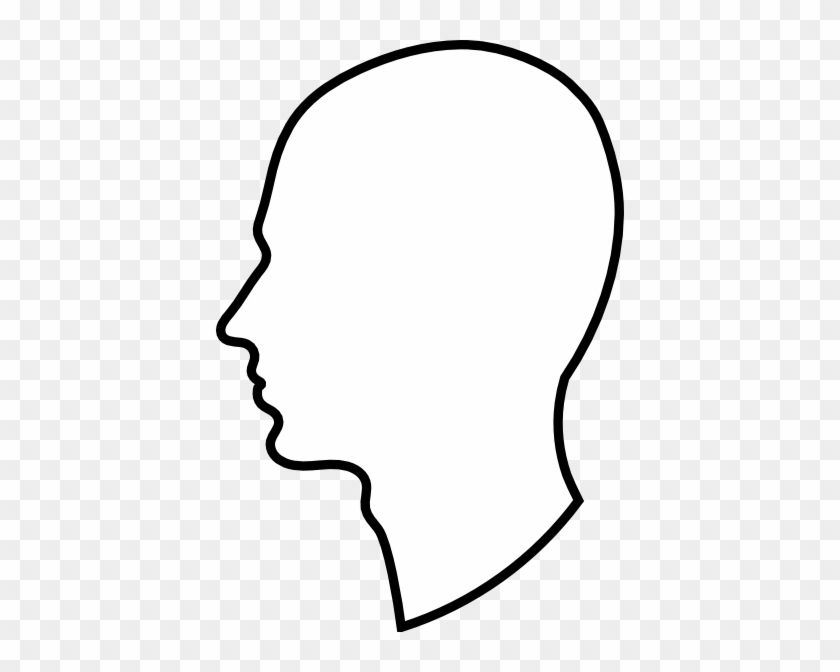 Clipart Profile Outline - Outline Of A Silhouette #535576