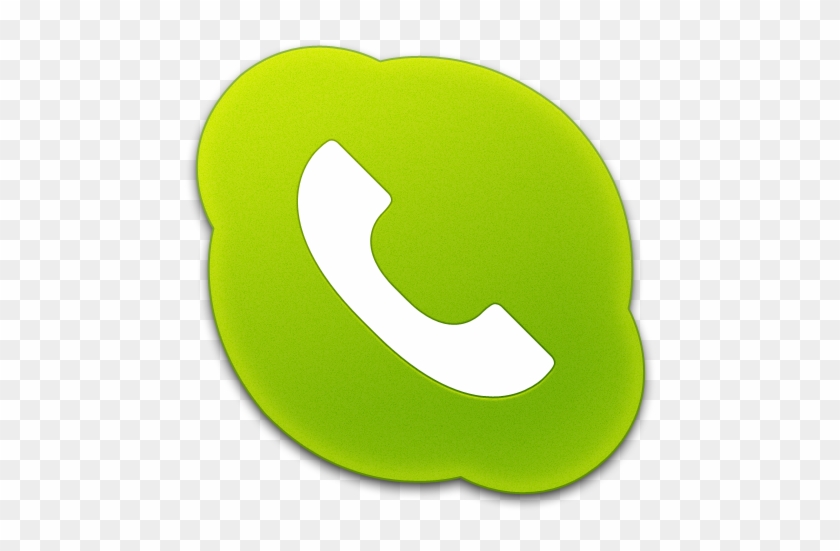 Skype Phone Green Icon Skype Icons Softiconsm Image - Skype Icon #535702