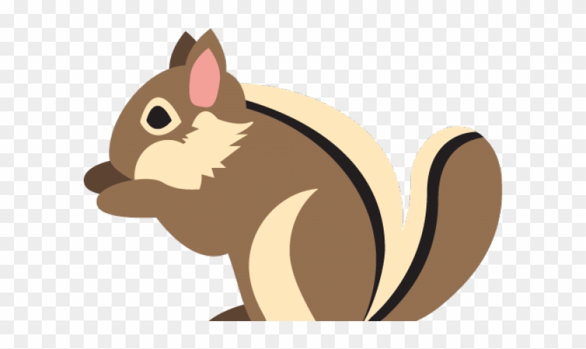 Chipmunk Clipart Grey Squirrel - Squirrel Emoji #536101