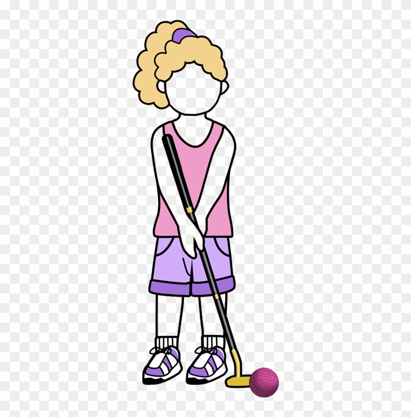 Miniature Golf Kids Birthday T Shirt For Girl Mandys - Cartoon #536215