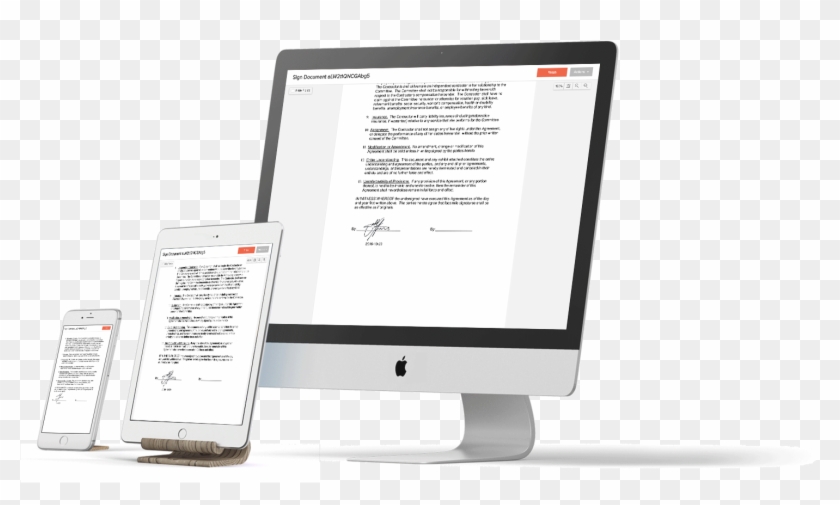 Eversign Makes Legally Binding Digital Signatures Online - Flat Panel Display #536264