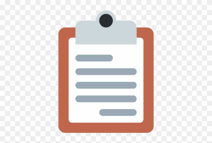 Clipboard, Note, Paper, Document Icon - Emoji 📋 #536359