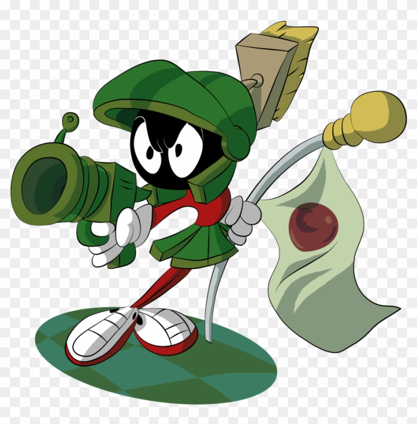 Marvin The Martian By Thetitan99 - Marvin The Martian Flag #536376