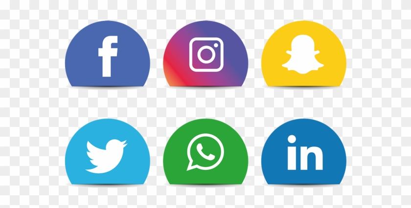 Social Media Icons Set - Social Media Icons Png #536423