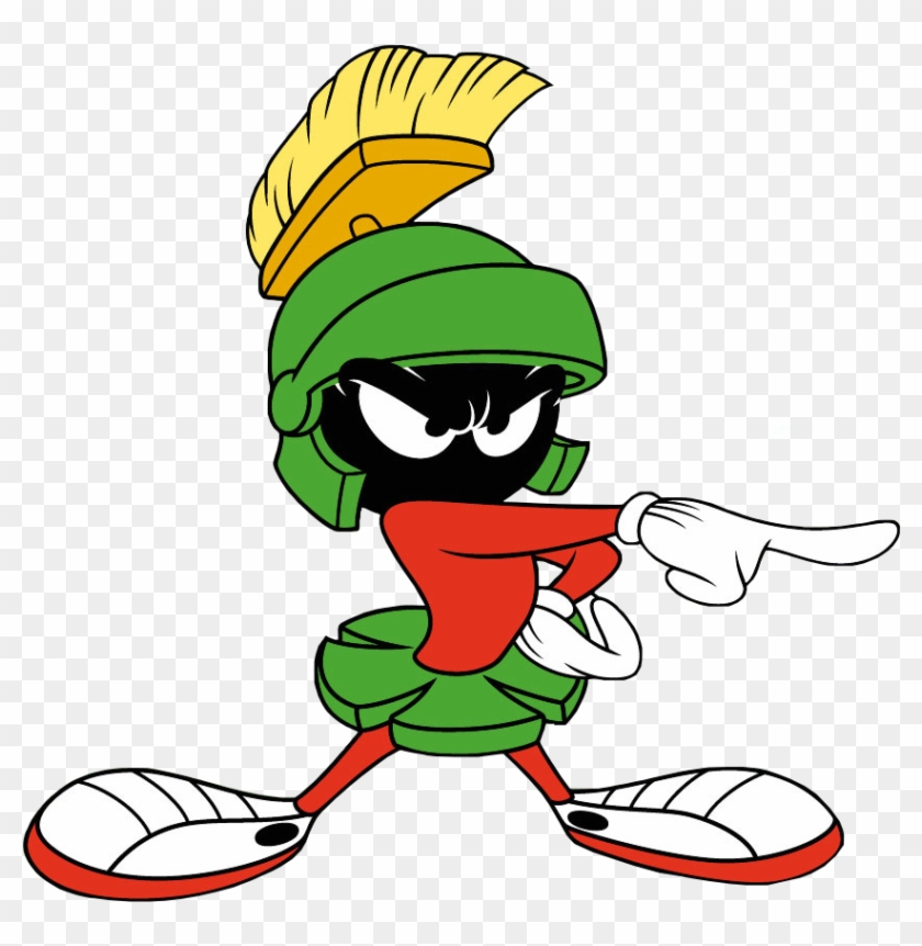 Cartoon Marvinthemartian Marvin Looneytunes Martian - Martian From Looney Tunes #536439