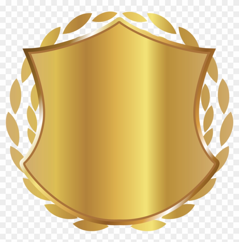 Golden Shield Badge - Gold Shield Transparent #536452