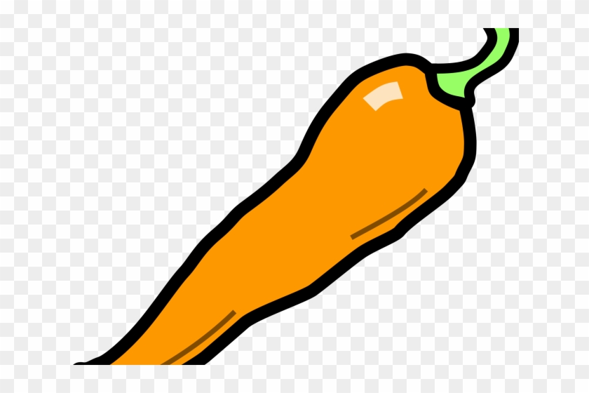 Chili Clipart Orange Chili - Chili Clipart Orange Chili #536453