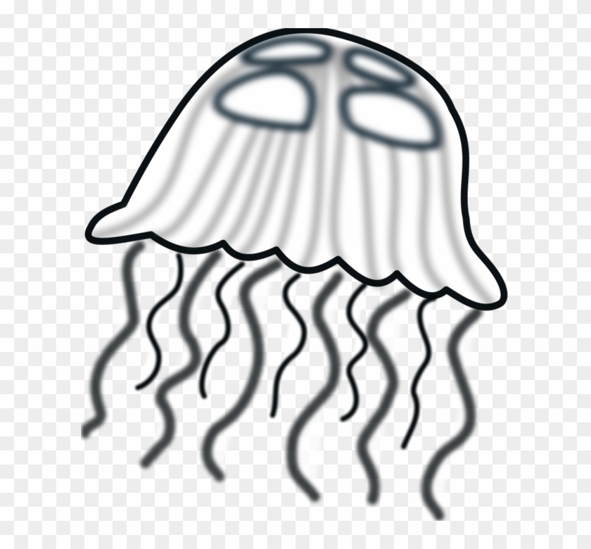 Jellyfish Clipart Black And White Bclipart Free Clipart - Clip Artjellyfish #536567