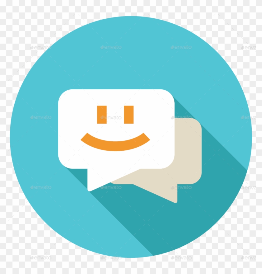 Image Set/png/256x256 Px/chat Icon - Chat Flat Icon Png #536569