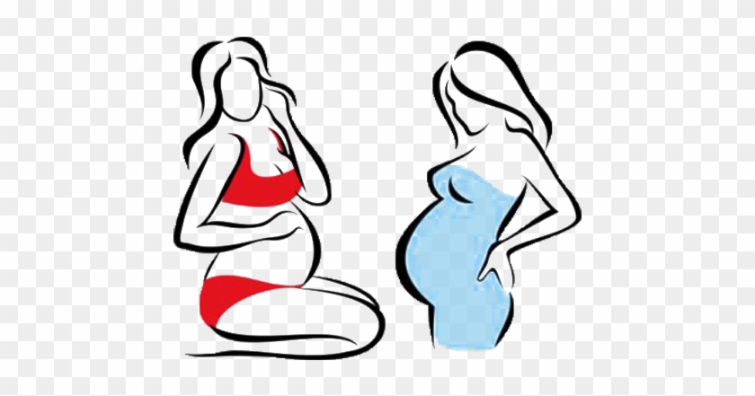 Pregnancy Woman Photography Illustration - Dos Mujers Embarazadas #536617